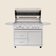 Load image into Gallery viewer, Summerset Deluxe Cart for 40″ Sizzler and Sizzler Pro Grills, featuring stainless steel construction, storage drawers, propane tank access, and locking caster wheels