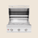 Load image into Gallery viewer, Summerset Sizzler 25″ Built-in Grill – Compact stainless steel gas grill with three tube burners and built-in temperature gauge, ideal for outdoor kitchens.