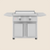 Load image into Gallery viewer, Summerset Cart for 30-Inch Griddle Pro Grill – #304 Stainless Steel Outdoor Grill Cart with Storage, Ventilation, and Locking Wheels