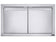 Load image into Gallery viewer, Napoleon 30-Inch Stainless Steel Small Double Doors for outdoor kitchens with soft-closing hardware, anodized aluminum handles, and seamless trim.