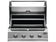 Load image into Gallery viewer, Napoleon OASIS 100 Modular Outdoor Kitchen with 500 Series 32-Inch 4-Burner Gas Grill, stainless steel construction, custom countertop, and rollout propane tank storage.