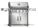 Load image into Gallery viewer, Napoleon Rogue PRO 625 5-Burner Gas Grill with Infrared Side Burner, stainless steel finish, backlit knobs, and integrated sear station for perfect grilling.
