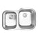 Load image into Gallery viewer, MSI Surfaces Double Bowl Sink 40/60 - 3120S