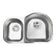 Load image into Gallery viewer, MSI Surfaces Double Bowl Sink 40/60 - 3120