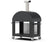 Load image into Gallery viewer, Alfa Classico 4 Pizze 43 inch gas pizza oven Ardesia grey with cart freestanding outdoor pizza oven
