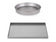 Load image into Gallery viewer, Alfa Forni 2 piece baking tray set rectangular and round trays for pizza oven baking and roasting