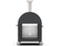 Load image into Gallery viewer, Alfa Moderno 2 Pizze 38 inch wood fired pizza oven with base in anthracite grey