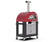 Load image into Gallery viewer, Alfa Moderno 2 Pizze 38 inch wood fired pizza oven with base in antique red