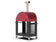 Load image into Gallery viewer, Alfa Moderno 2 Pizze 38 inch wood fired pizza oven with base in antique red
