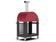 Load image into Gallery viewer, Alfa Moderno 2 Pizze 38 inch wood fired pizza oven with base in antique red