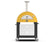 Load image into Gallery viewer, Alfa Moderno 2 Pizze 38 inch wood fired pizza oven with base in fire yellow