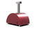 Load image into Gallery viewer, Alfa Moderno 2 Pizze 38 inch wood fired pizza oven in antique red for outdoor cooking