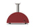 Load image into Gallery viewer, Alfa Moderno 2 Pizze 38 inch wood fired pizza oven in antique red for outdoor cooking