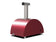 Load image into Gallery viewer, Alfa Moderno 2 Pizze 38 inch wood fired pizza oven in antique red for outdoor cooking