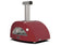 Load image into Gallery viewer, Alfa Moderno 2 Pizze 38 inch wood fired pizza oven in antique red for outdoor cooking