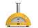 Load image into Gallery viewer, Alfa Moderno 2 Pizze 38 inch wood fired pizza oven in fire yellow for outdoor cooking
