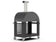 Load image into Gallery viewer, Alfa Moderno 3 Pizze 43 inch gas pizza oven with base in anthracite grey freestanding outdoor pizza oven
