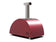 Load image into Gallery viewer, Alfa Moderno 3 Pizze 43-inch wood fired pizza oven in ruby red outdoor oven