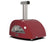 Load image into Gallery viewer, Alfa Moderno 3 Pizze 43-inch wood fired pizza oven in ruby red outdoor oven