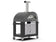 Load image into Gallery viewer, Alfa Moderno 3 Pizze wood fired pizza oven with base in anthracite grey outdoor kitchen