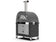 Load image into Gallery viewer, Alfa Moderno 3 Pizze wood fired pizza oven with base in anthracite grey outdoor kitchen