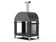 Load image into Gallery viewer, Alfa Moderno 3 Pizze wood fired pizza oven with base in anthracite grey outdoor kitchen