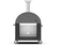 Load image into Gallery viewer, Alfa Moderno 3 Pizze wood fired pizza oven with base in anthracite grey outdoor kitchen