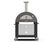 Load image into Gallery viewer, Alfa Moderno 3 Pizze wood fired pizza oven with base in anthracite grey outdoor kitchen
