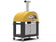 Load image into Gallery viewer, Alfa Moderno 3 Pizze wood fired pizza oven with base in fire yellow outdoor pizza oven