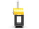 Load image into Gallery viewer, Alfa Moderno 3 Pizze wood fired pizza oven with base in fire yellow outdoor pizza oven