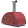 Load image into Gallery viewer, Alfa Moderno 3 Pizze gas pizza oven in antique red countertop outdoor pizza oven