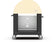 Load image into Gallery viewer, Alfa Oven Base for 2 Pizze in wrinkle black with locking caster wheels and built-in peel holder