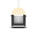Load image into Gallery viewer, Alfa Oven Base for 2 Pizze in wrinkle black with locking caster wheels and built-in peel holder