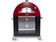 Load image into Gallery viewer, Alfa Oven Base for 3 Pizze in wrinkle black with locking caster wheels and built-in peel holder