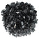 Load image into Gallery viewer, American Fire Products 1/2 inch Black reflective fire glass with deep black mirror finish for outdoor fire pits and fireplaces