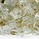 Load image into Gallery viewer, American Fire Products 1/2 inch Gold reflective fire glass pieces with shimmering champagne gold mirror finish
