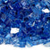 Load image into Gallery viewer, American Fire Products 1/4 inch Cobalt reflective fire glass pieces with rich blue reflective finish for gas fire features