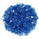 Load image into Gallery viewer, American Fire Products 1/4 inch Cobalt reflective fire glass with deep sapphire blue mirror finish for outdoor fire pits and fireplaces