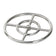 Load image into Gallery viewer, American Fire Products 12 inch double-ring stainless steel fire pit burner with 1/2 inch center gas inlet