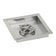 Load image into Gallery viewer, American Fire Products 12 inch square stainless steel drop-in fire pit pan with 6 inch stainless steel fire pit ring burner for custom outdoor fire pits