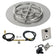Load image into Gallery viewer, American Fire Products 18 inch round flat stainless steel fire pit pan with 12 inch ring burner and natural gas spark ignition kit