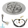 Load image into Gallery viewer, American Fire Products 18 Inch Round Stainless Steel Flat Pan with AWEIS Electronic Ignition System and 12 Inch Ring Burner for Whole House Propane Fire Pits