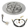Load image into Gallery viewer, American Fire Products 18 Inch Round Stainless Steel Flat Pan with AWEIS Electronic Ignition System and 12 Inch Ring Burner for Whole House Propane Fire Pits