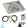 Load image into Gallery viewer, American Fire Products 18 inch square stainless steel drop-in fire pit pan with 12 inch fire pit ring burner and propane spark ignition kit