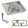 Load image into Gallery viewer, American Fire Products 18 Inch Square Stainless Steel Drop-In Pan with 12 Inch Ring Burner and AWEIS Electronic Ignition System for Natural Gas Fire Pits