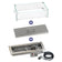 Load image into Gallery viewer, American Fire Products 18 inch x 6 inch Rectangular Stainless Steel Drop-In Fire Pit Pan with Electric Ignition System CSA Certified Bundle with flame guard and burner cover
