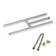Load image into Gallery viewer, American Fire Products 18 x 6 inch stainless steel H-style burner for natural gas fire pits and fireplaces