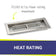 Load image into Gallery viewer, American Fire Products 18x6 rectangular drop-in fire pit pan with 70000 BTU per hour maximum heat rating stainless steel burner system for outdoor fire pits