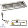 Load image into Gallery viewer, American Fire Products 18" x 6" Rectangular Stainless Steel Drop-In Pan with Built-In H-Burner and AWEIS Electronic Ignition System for Natural Gas Fire Pits