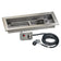 Load image into Gallery viewer, 18 inch by 6 inch stainless steel rectangular drop-in fire pit pan with electric ignition system kit CSA certified by American Fire Products